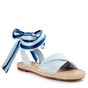 NWB - Scoop NYC Blue Ribbon Tie Espadrilles